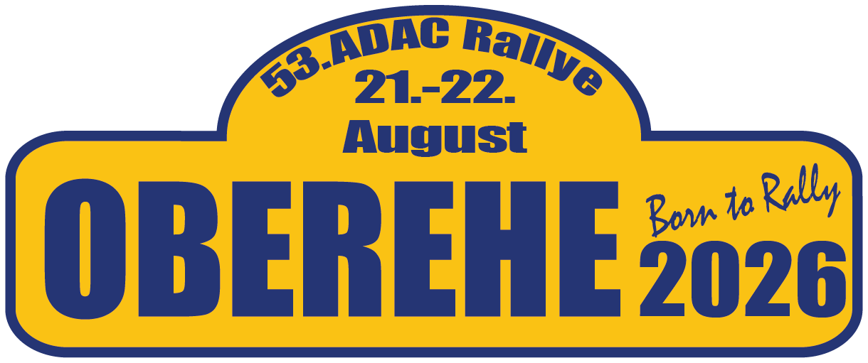 53. ADAC Rallye Oberehe 2026 Rallyeschild